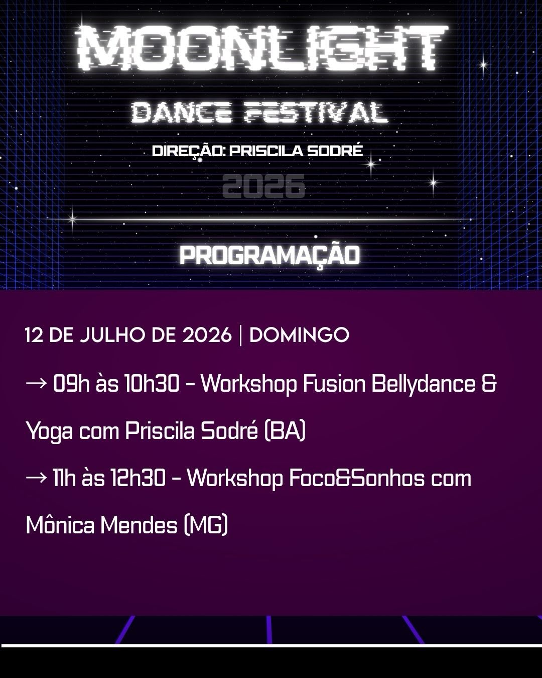 Programação 12 de Julho